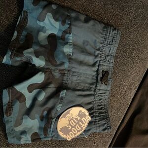 Bass Pro Blue Camo Board Shorts – Size 2T (NWT)